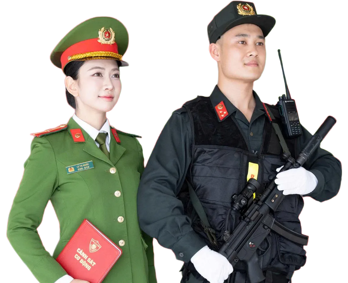 Exemplary Mobile Police Officer